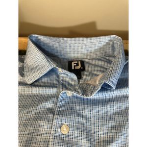 Footjoy Mens Golf Polo Size XL Blue